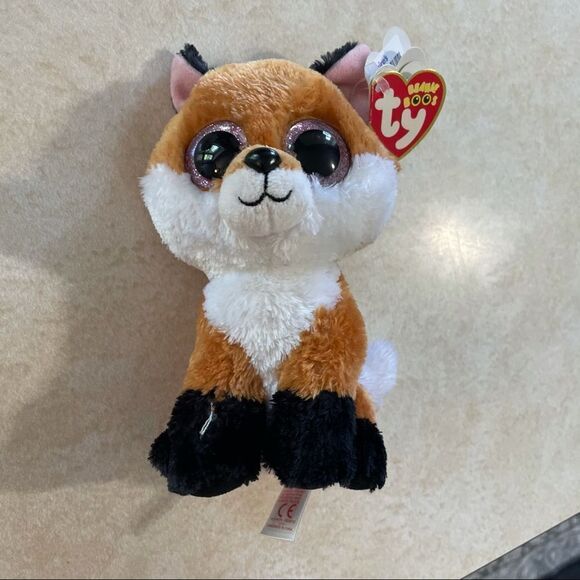 Lot of 4 TY Beanie Boos buckwheat icy slick leggz spider fox cat with tags - Picture 16 of 16